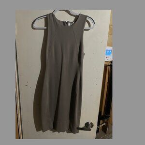 Aritzia Babaton Miguel dress (beige) size 6